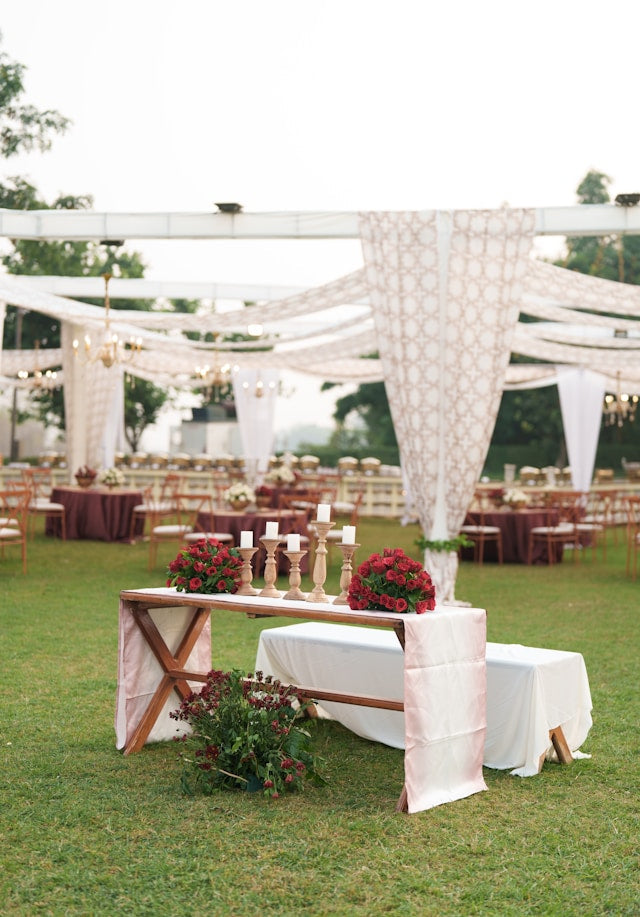 Pink Block Print Tablecloths: How to Style Weddings, Brunches, and Spring Tables