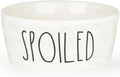 70OZ Ceramic Dog Bowl - 8'' Non-Slip Feeder for Medium & Large Dogs, Suitable for Dry & Wet Food, White, Microwave & Dishwasher Safe