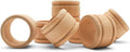 Vintage Wooden Napkin Rings Set of 6, 1-3/4 inch Unfinished Napkin Rings Wood for Housewarming Gift, by Woodpeckers
