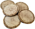 Pacific Northwest Mountains Wooden Coasters | Set of 5 | Topography Coasters Active (Red Oak)