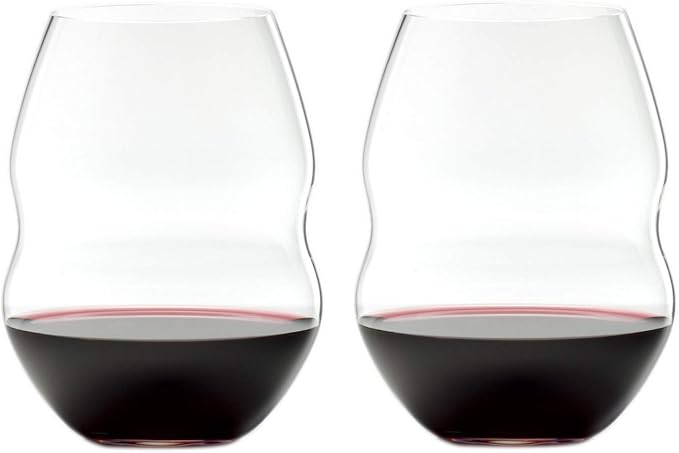 Riedel Swirl Stemless Red Wine Glass, Set of 6