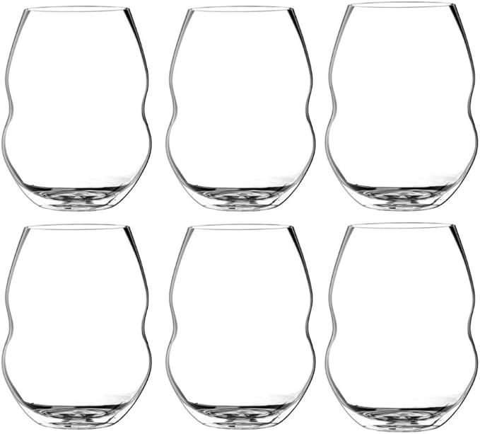 Riedel Swirl Stemless Red Wine Glass, Set of 6