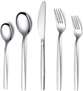 Berglander Flatware Set 40 Pieces, Stainless Steel Flatware Set, Silverware Set Service For 8