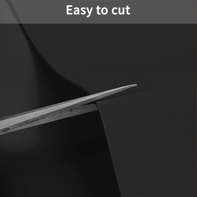 Leather Dresser Cover,1.8mm Thick,10x43 Inch,Dresser Protector Top,Dresser Top Protector,Dresser Cover Top,Dresser Top Cover,Dresser Cover Top for Bedroom.(Black+Black,10x43)