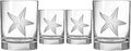 Rolf Glass Starfish Double Old Fashioned Glass, Clear