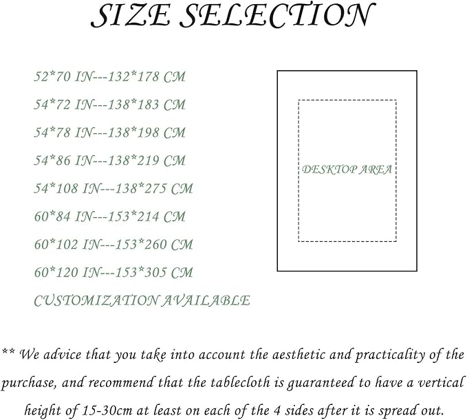 60x84 Inch Nature Rectangular Tablecloth Tall Tree Forest Table Cloth Waterproof Durable Table Cover for Holiday Picnic Outdoor BBQ Decor