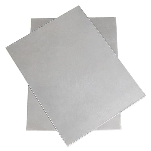 TEN-HIGH 2 Pack 22 Gauge Mild Steel Sheet Metal Plate 12 x 16 Inch Cold Rolled Steel Plate for Professional Industrial Use and DIY Projects - Smooth Surface, Easy to Form and Weld