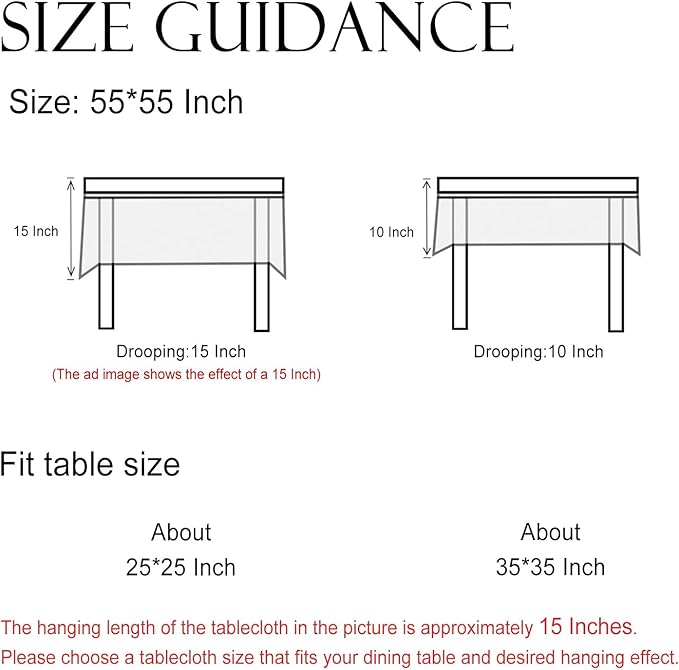 ISAENNE Designer Linen Elegant Small Square Tablecloth,Colorful Floral Bohemian Table Cloth,Wrinkle Resistant Decor Tablecloths for Dining Thanksgiving Kitchen Christmas,55"*55"-Floralsea A