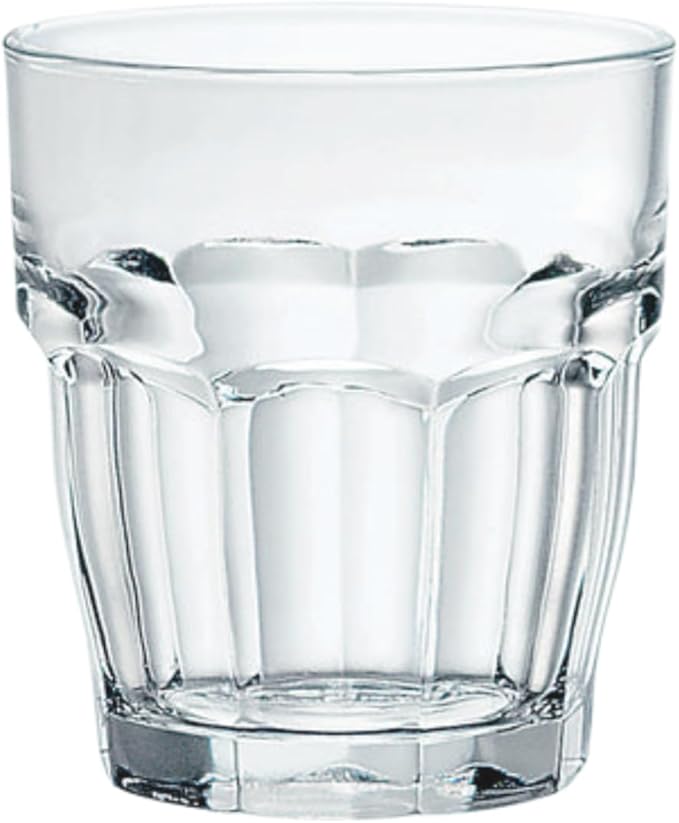 Bormioli Rocco Rock Bar Stackable Rocks Glasses, Set of 6, 9 1/4oz.