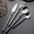 Silverware Set for 12 Durable 18/10 Stainless Steel Flatware Set Creative Styles 48 Piece Modern Cutlery Tableware Utensils Set for Home Kitchen Wedding Restaurant Knives forks and Spoons