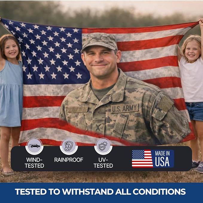 Custom Flag (1x1.5FT to 5x8FT) by DreamController for Business | Custom Outdoor Flags with Grommets for Advertising, Events | HD Printed Personalized Sign Flag | Express Dispatch & Shipping | Made in USA