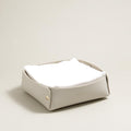 OLETHA Napkin Holder for Luncheon Napkins - Aesthetic Desk Decor for Kitchen & Dining Table - Light Taupe