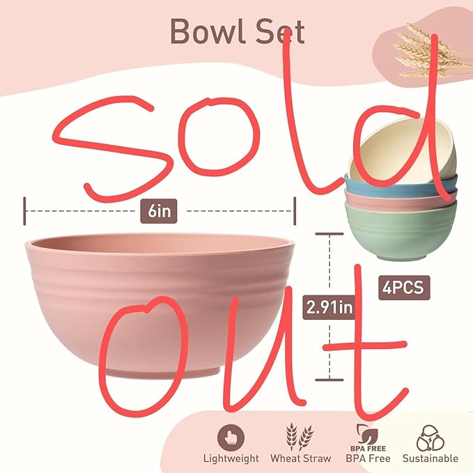 Greenual Salad Bowls Wooden Salad Bowl Set Large Bowls for Serving, Handmade with Serving Utensils Brown