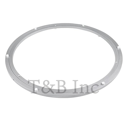 TamBee 24 Inch Lazy Susan Hardware Aluminum Bearing Metal Rotating Turntable Bearing Swivel Plate Hardware Lazy Susan Bearing Lazy Susan Parts Lazy Susan Mechanism Lazy Susan Kit Lazy Susan Base Only