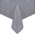 sancua Rectangle Tablecloth - 70 x 108 Inch - Stain and Wrinkle Resistant Washable Polyester Table Cloth, Decorative Fabric Table Cover for Dining Tables, Buffet Parties and Camping, Light Grey