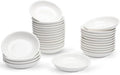 UIBFCWN 3 Oz Ceramic Dipping Bowls, Soy Sauce Dishes Set of 30, Dipping Sauce Cups/Bowls/Dishes for Kitchen, Mini Appetizer Plates for Condiment Sushi Ketchup BBQ Party, 4 Inch