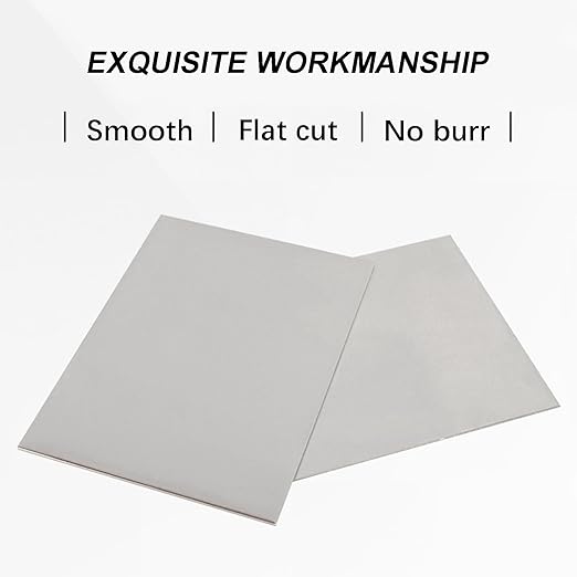 TEN-HIGH 2 Pack 16 Gague Mild Steel Sheet Metal Plate 24 x 24 Inch Cold Rolled Steel Plate for Professional Industrial Use and DIY Projects - Smooth Surface, Easy to Form and Weld