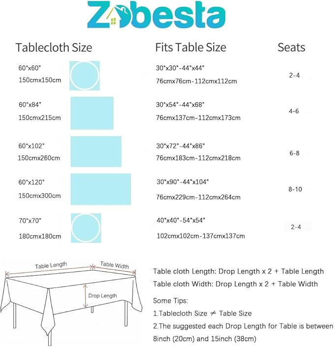 Zobesta Gingham Green Table Cloth Rectangle Table 60 x 102 Inch, Heavy Weight Washable Farmhouse Soft Boho Linen Tablecloth Rectangle for Outdoor, Party, Holiday, Picnic, Dining