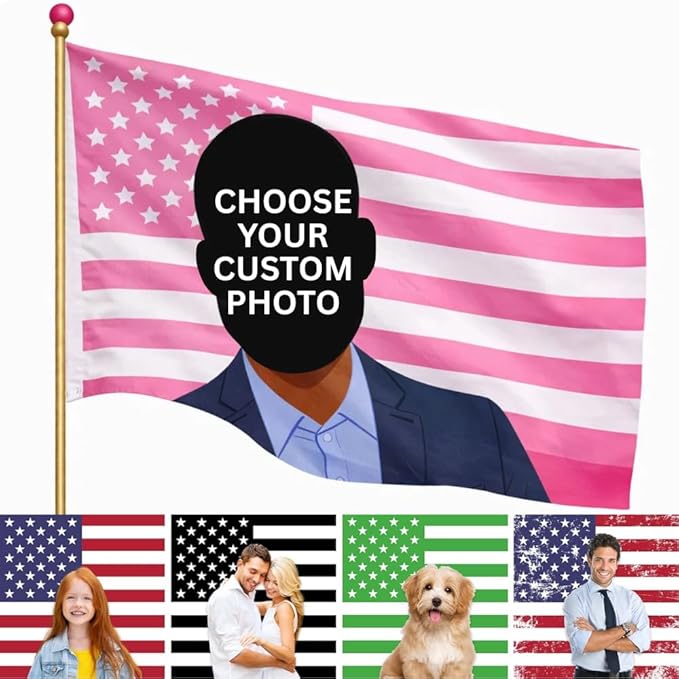 Custom Flag (1x1.5FT to 5x8FT) by DreamController for Business | Custom Outdoor Flags with Grommets for Advertising, Events | HD Printed Personalized Sign Flag | Express Dispatch & Shipping | Made in USA