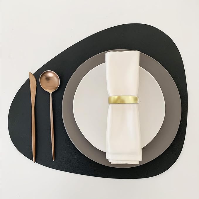 Cuff Brushed Gold Napkin Rings Set of 60, Modernist Napkin Ring Holder for Wedding, Banquet, Metallic Adornment for Table Settings, Glossy Serviette Buckles Decor