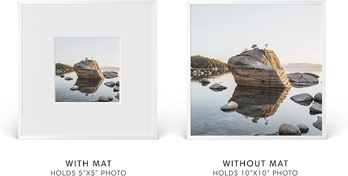 HAUS AND HUES 0.7x2.0 White 10x10 Glass 1