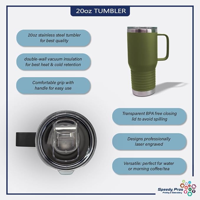 Custom Tumbler Cups with Straw Tis The Season to Get Tipsy Christmas Xmas Coffee Tumbler with Lid Personalized Insulated Travel Mugs Engraved Stainless-Steel 20 Oz Forest Green Personalized Text Here