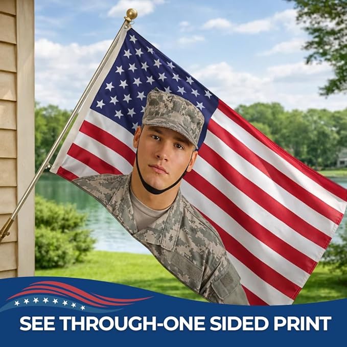 Custom Flag (1x1.5FT to 5x8FT) by DreamController for Business | Custom Outdoor Flags with Grommets for Advertising, Events | HD Printed Personalized Sign Flag | Express Dispatch & Shipping | Made in USA