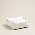 OLETHA Napkin Holder for Luncheon Napkins - Aesthetic Desk Decor for Kitchen & Dining Table - White