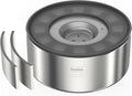 2L No Spill Water Bowl for Dogs, Double-Wall Stainless Steel with Splash-Proof Paws Lid and Floating Disk, Non-Slip Base, Easy to Clean Slow Water Feeder for Small Medium Dogs