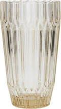 Fortessa Archie Glass Drinkware, Iced Beverage Glass (Set of 6), 15 Ounce, Ginger Gold