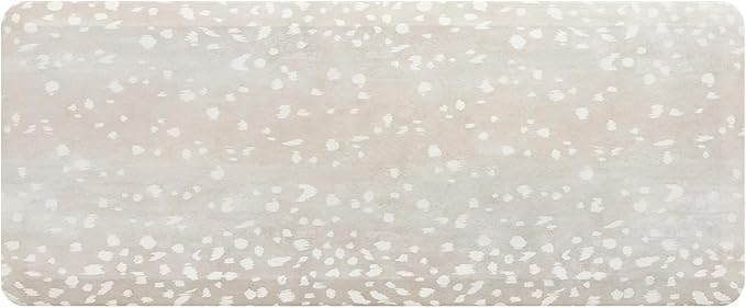 House of Noa Nama Standing Mat – Anti-Fatigue Cushioned Kitchen Mats for Floor | Ergonomic Bounce-Back Foam Kitchen Mats | Anti-Fatigue Mats for Kitchen & Standing | Fawn Shea | 22"x54"