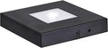 EUSTUMA LED Light Base Square Display Stand In A Variety of Colors,Lighted Up Stand Color Changing LED for 3D Glass Crystal Art,Holiday Party Decoration. (black, Large)