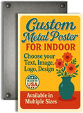 DreamController Custom Metal Posters By DC for Indoor Use - Personalized Metal Wall Art & Photo Prints | Vintage Signs, Metallica Poster, Wall Bedroom Decor | | Multiple sizes | Made in USA