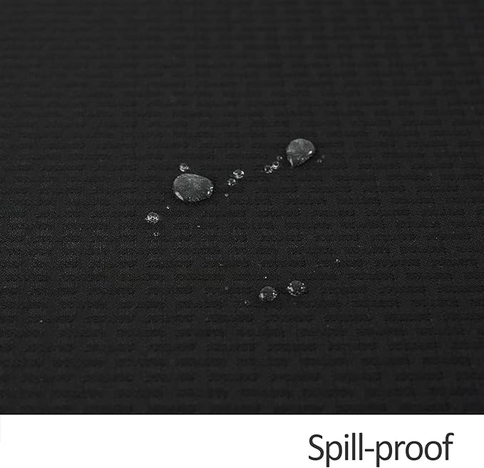 maxmill Jacquard Tablecloth Stain Resistant Waterproof Wrinkle Resistant Spillproof Washable Soft Weaved Texture Table Cloth for Dining Room, Indoor Outdoor Use, Rectangle 60 x 140 Inch, Black