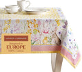 Maison d' Hermine Table Cloth Square Table 100% Cotton 60 x 60 Inches Tablecloth Reusable Decorative for Dining Room Farmhouse Home Valentines Day Decorations Spring Summer - Easter Zest