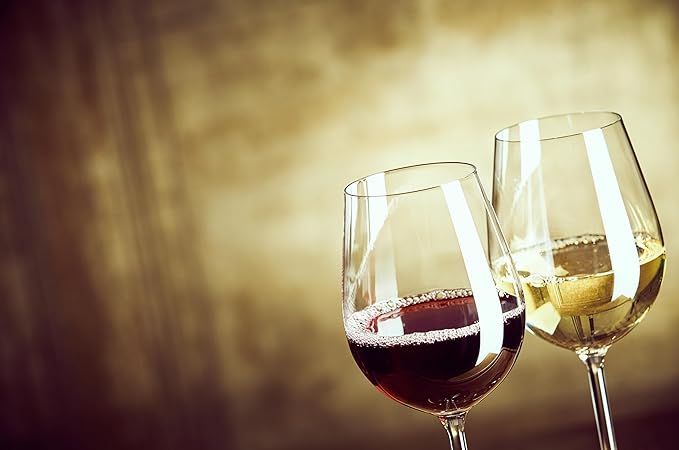 Ravenscroft European-Made All-Purpose Wine Glasses | Set of 4 | Sheer Rim | 100% Lead-Free Crystal | 15.5 Fl. Oz. | Perfect for White Wine & Red Wine | Dishwasher-Safe