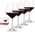 Spiegelau Style Burgundy Wine Glasses, Crystal Clear Red Wine Glasses for Pinot Noir, Elegant Glassware, Wedding Gifts, Birthday Gifts for Women and Men, Home Bar Accessories, 22.6 oz, Set of 4