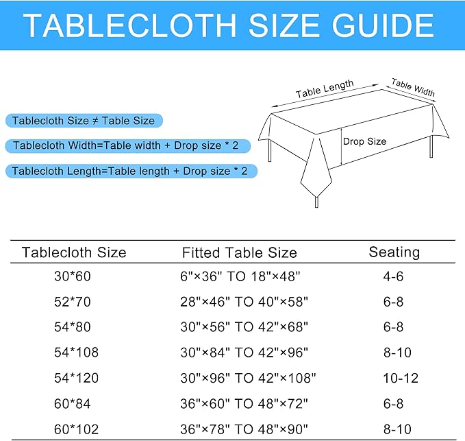 Hiasan Faux Linen Rectangle Tablecloth - Wrinkle and Stain Resistant Washable Table Cloth for Kitchen Dining Room Holiday Table Cover for Dinner, Green, 54 x 108 Inch