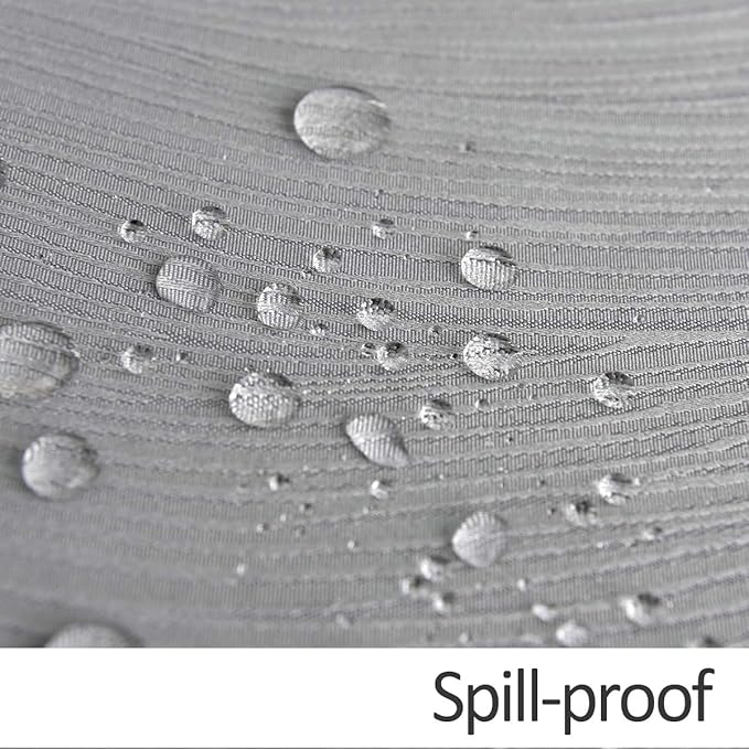 maxmill Square Tablecloth Swirl Design Water Resistance Antiwrinkle Heavy Weight Soft Table Cloth for Buffet Banquet Parties Event Holiday Dinner Square 52 x 52 Inch Light Grey
