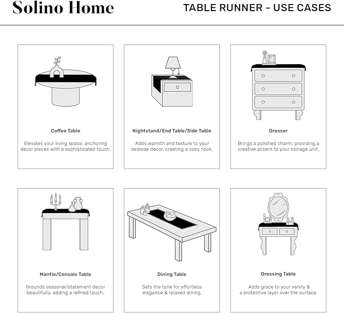 Solino Home Linen Small Table Runner 36 Inches - Athena, 100% Pure Linen Chambray Olive Table Runner 14 x 36 Inch Ideal for Dresser and Coffee Tables - Spring, St Patricks Day