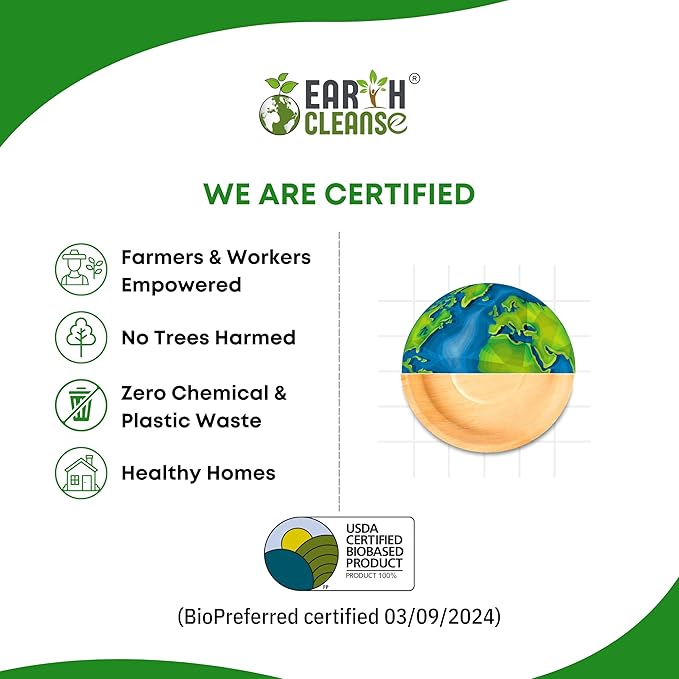 Compostable Palm Leaf Plates 10 Inch Square (75 Pack) | Disposable Biodegradable Plates Like Bamboo & Wooden | Microwave & Oven Safe | Eco-Friendly