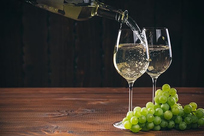 Ravenscroft European-Made All-Purpose Wine Glasses | Set of 4 | Sheer Rim | 100% Lead-Free Crystal | 15.5 Fl. Oz. | Perfect for White Wine & Red Wine | Dishwasher-Safe