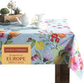 Maison d' Hermine Table Cloth Square Table 100% Cotton 60 x 60 Inches Tablecloth Reusable Decorative for Dining Room Farmhouse Home Valentines Day Decorations Spring Summer - Jardin D'Ete - Mint