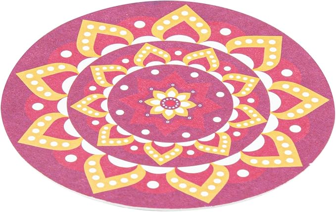 Restaurantware Paper Bar Coasters 480 Count 3.5 Inch Super Absorbent Beverage Coasters Pulpboard Assorted Design Drinkware Coasters Durable Paper Round Assorted