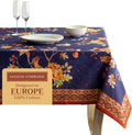 Maison d' Hermine Table Cloth Square Table 100% Cotton 54 x 54 Inches Fall Tablecloth Reusable Everyday Use for Thanksgiving Christmas Decorations Dining Farmhouse Party (Kelim - Infinity)