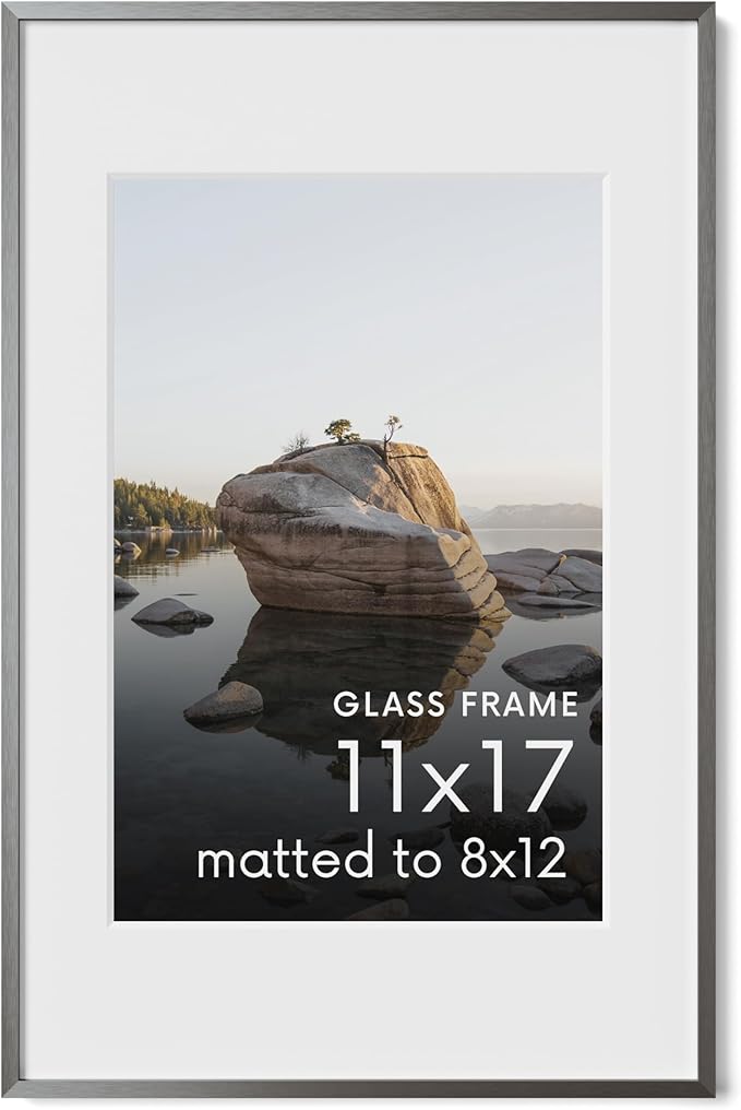 HAUS AND HUES 1.1x1.6 Gray 11x17 Glass 1