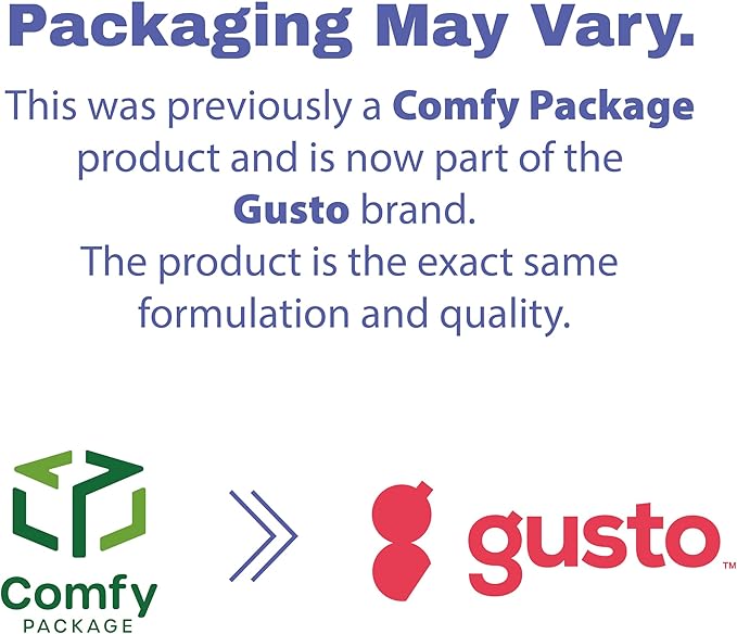 GUSTO [10 Inch - 125 Count Heavy-Duty 100% Compostable, 3 Compartment Eco-Friendly, Kraft Disposable Sugarcane Paper Plates - Brown Unbleached (Formerly Comfy Package)