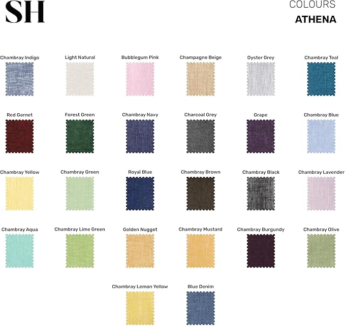 Solino Home Linen Tablecloth 60 x 156 Inch - 100% Pure Linen Blue Denim Table Cloth for Rectangle Tables - Athena, Machine Washable Tablecloth for Spring, Easter