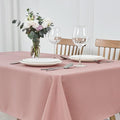 maxmill Tablecloth Weaved Texture Stain Resistant Waterproof, Wrinkle Resistant Washable Table Cloth, Fabric Table Cover for Dining Room, Indoor Outdoor Use, Rectangle 60 x 120 Inch, Pale Blush