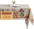 Maison d' Hermine Table Cloth Rectangle Table 100% Cotton 70 x 140 Inches Fall Tablecloth Reusable Everyday Use for Thanksgiving Christmas Decorations Dining Farmhouse Party (Recolte)